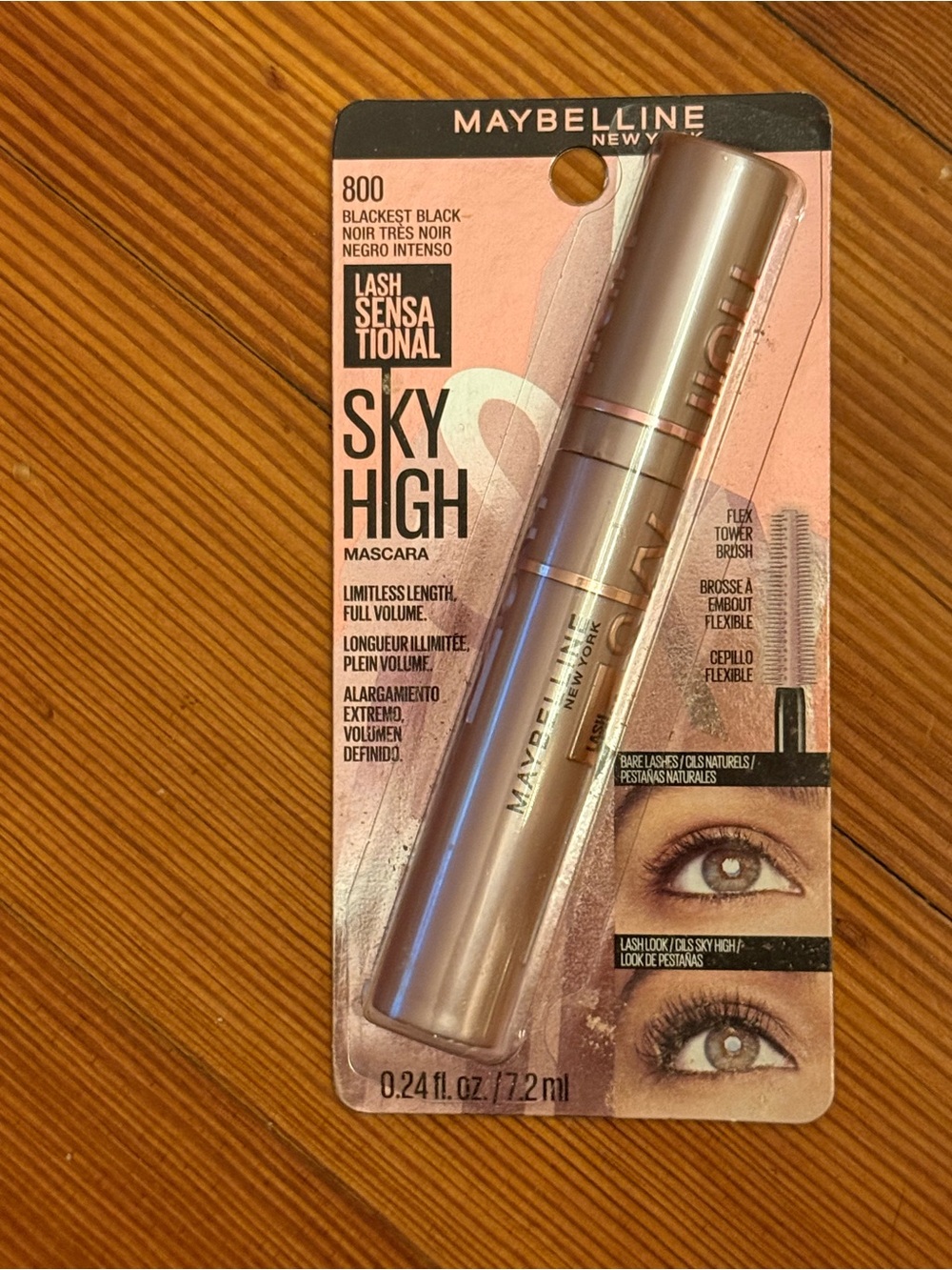 Maybelline Lash Sensational Sky High Waterproof Mascara in shade 800 Blackest Bl